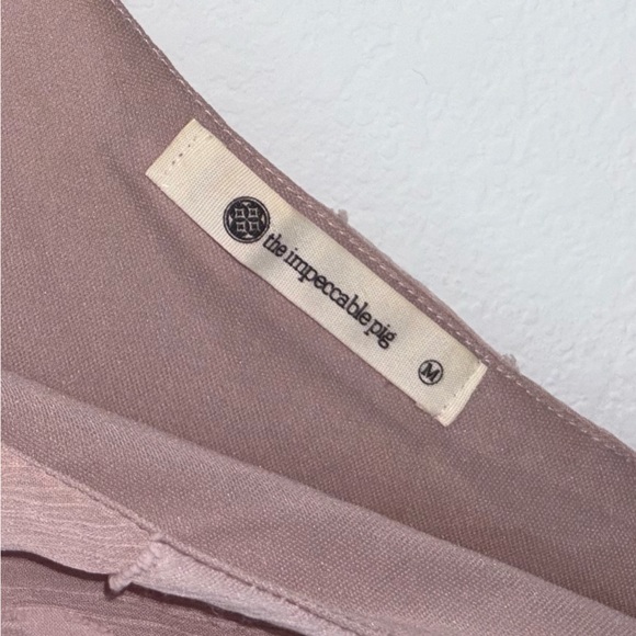 Blush Girly Pink Polka Dot Romper - Picture 7 of 12